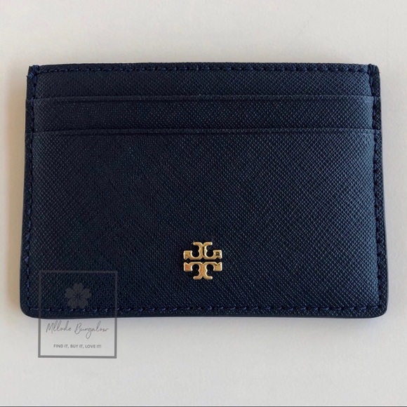 Tory Burch Accessories - Tory Burch - Emerson Slim Card Case - Navy